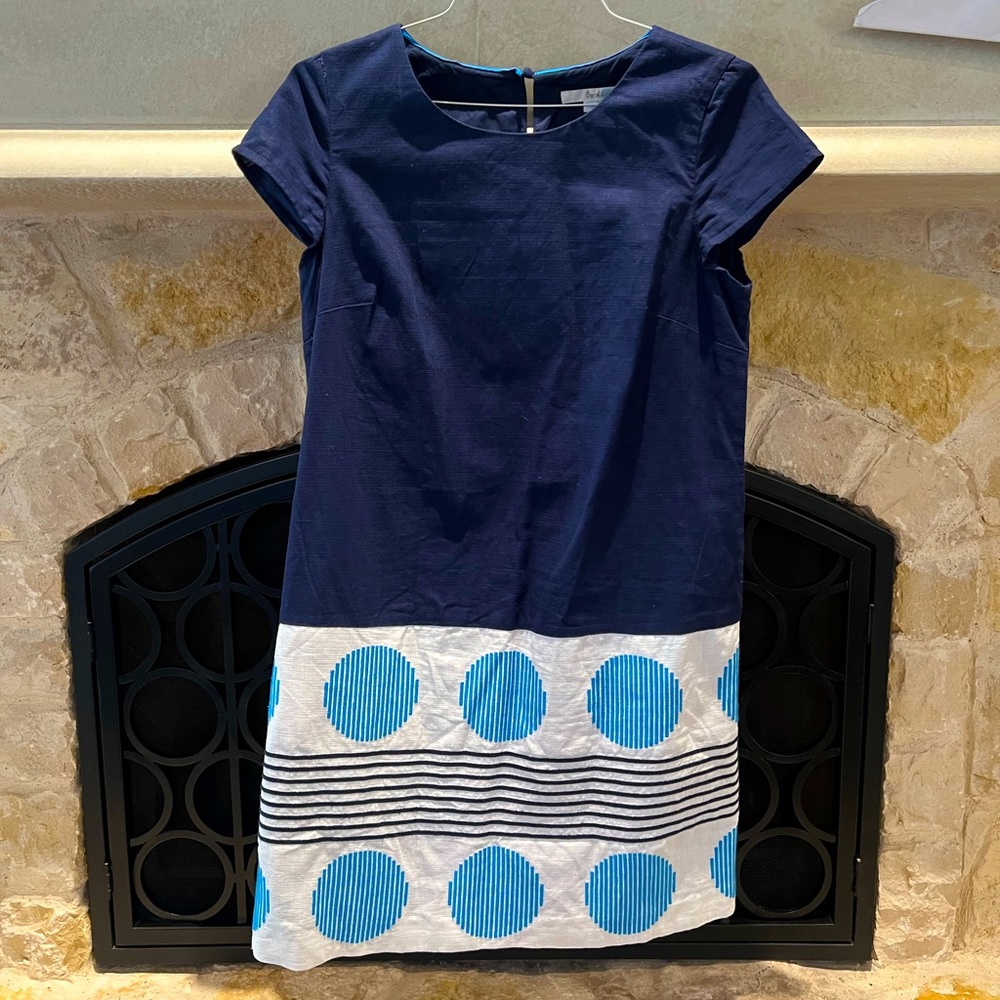 Blue Polka Dot Boden Dress